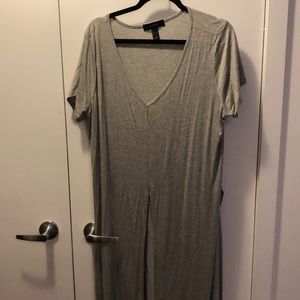 FOREVER 21 longline maxi t shirt dress